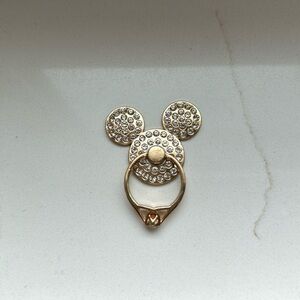 GOLD STUDDED MICKEY PHONE RING